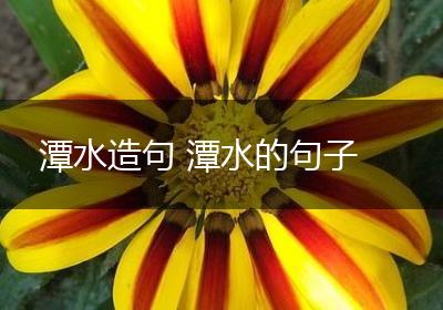 潭水造句 潭水的句子