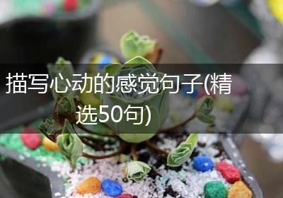 描写心动的感觉句子(精选50句)