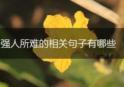 强人所难的相关句子有哪些