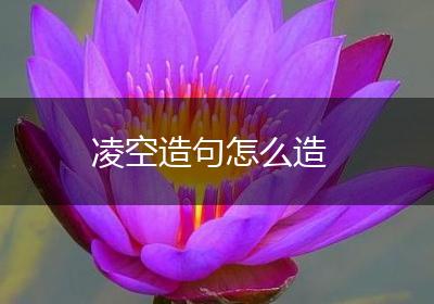凌空造句怎么造