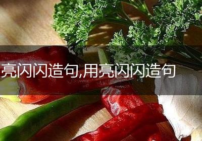 亮闪闪造句,用亮闪闪造句