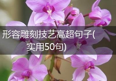 形容雕刻技艺高超句子(实用50句)