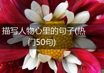 描写人物心里的句子(热门50句)