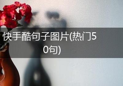 快手酷句子图片(热门50句)