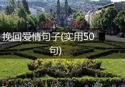 挽回爱情句子(实用50句)