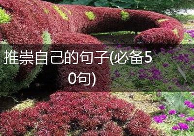 推崇自己的句子(必备50句)