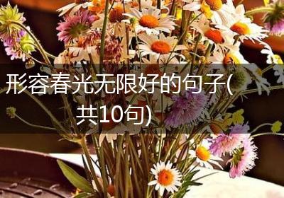 形容春光无限好的句子(共10句)
