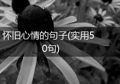 怀旧心情的句子(实用50句)
