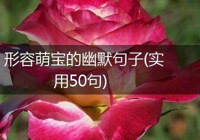 形容萌宝的幽默句子(实用50句)