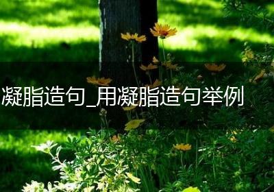 凝脂造句_用凝脂造句举例