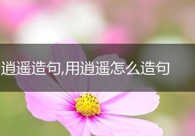 逍遥造句,用逍遥怎么造句