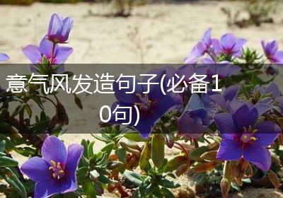 意气风发造句子(必备10句)