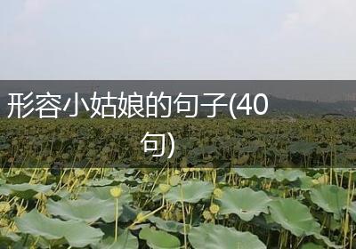 形容小姑娘的句子(40句)