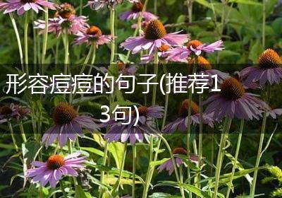 形容痘痘的句子(推荐13句)