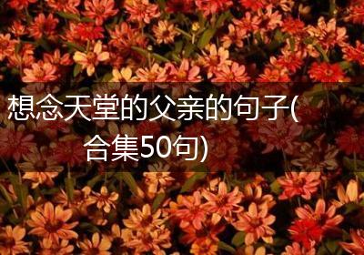 想念天堂的父亲的句子(合集50句)
