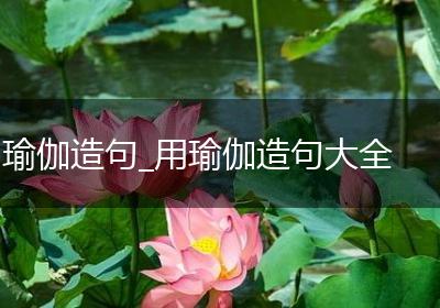 瑜伽造句_用瑜伽造句大全