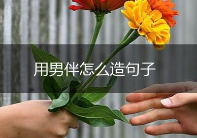用男伴怎么造句子