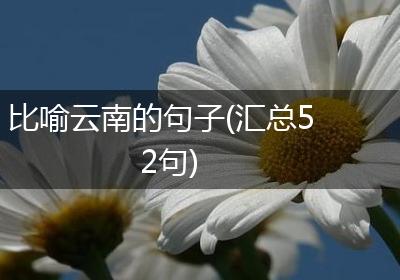 比喻云南的句子(汇总52句)