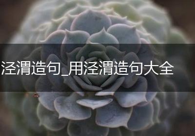 泾渭造句_用泾渭造句大全