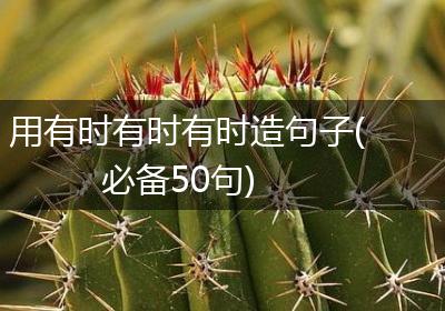 用有时有时有时造句子(必备50句)