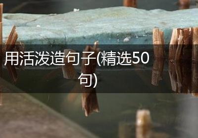 用活泼造句子(精选50句)