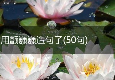 用颤巍巍造句子(50句)