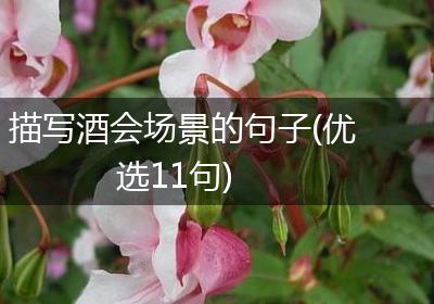 描写酒会场景的句子(优选11句)