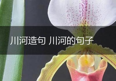 川河造句 川河的句子
