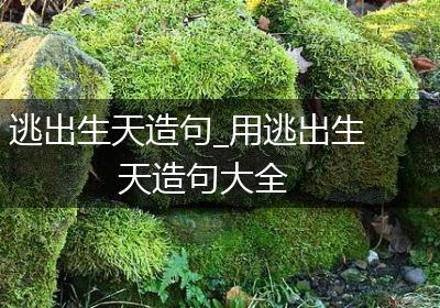 逃出生天造句_用逃出生天造句大全