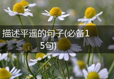 描述平遥的句子(必备15句)