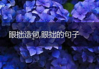 眼拙造句,眼拙的句子