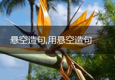 悬空造句,用悬空造句