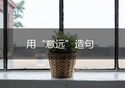 用“意远”造句