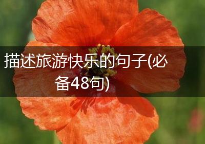 描述旅游快乐的句子(必备48句)