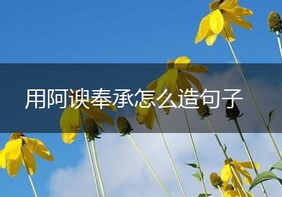 用阿谀奉承怎么造句子