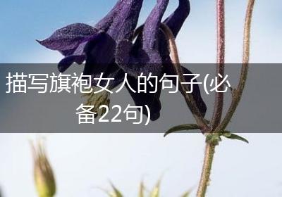 描写旗袍女人的句子(必备22句)