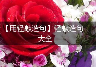 【用轻敲造句】轻敲造句大全