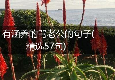 有涵养的骂老公的句子(精选57句)