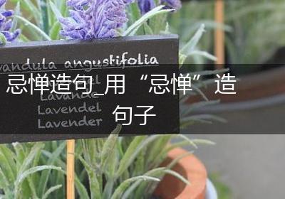 忌惮造句_用“忌惮”造句子