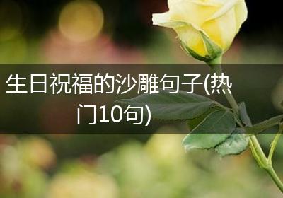 生日祝福的沙雕句子(热门10句)