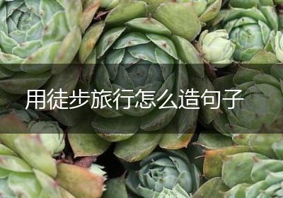 用徒步旅行怎么造句子