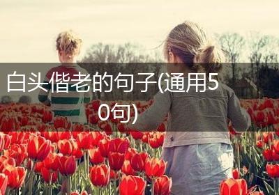 白头偕老的句子(通用50句)