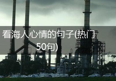 看海人心情的句子(热门50句)