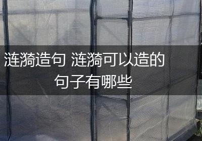 涟漪造句 涟漪可以造的句子有哪些