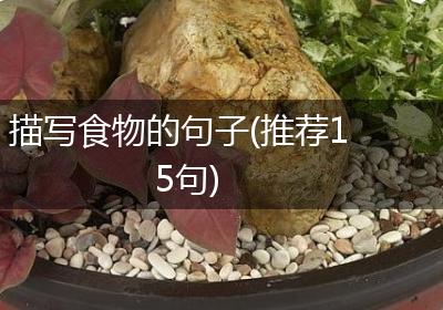 描写食物的句子(推荐15句)