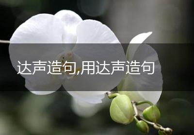 达声造句,用达声造句