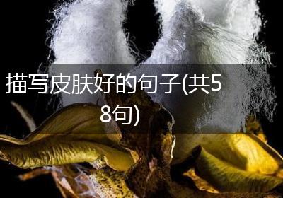 描写皮肤好的句子(共58句)