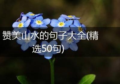 赞美山水的句子大全(精选50句)