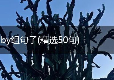 by组句子(精选50句)