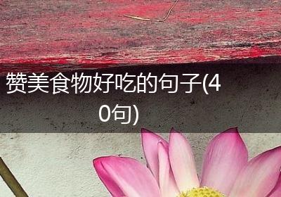 赞美食物好吃的句子(40句)